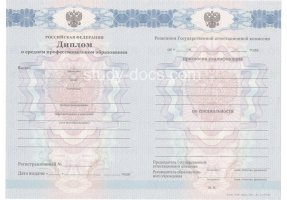 Диплом техникума 2011-2013 в Шахтах